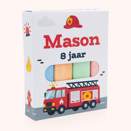Brandweer stoepkrijt